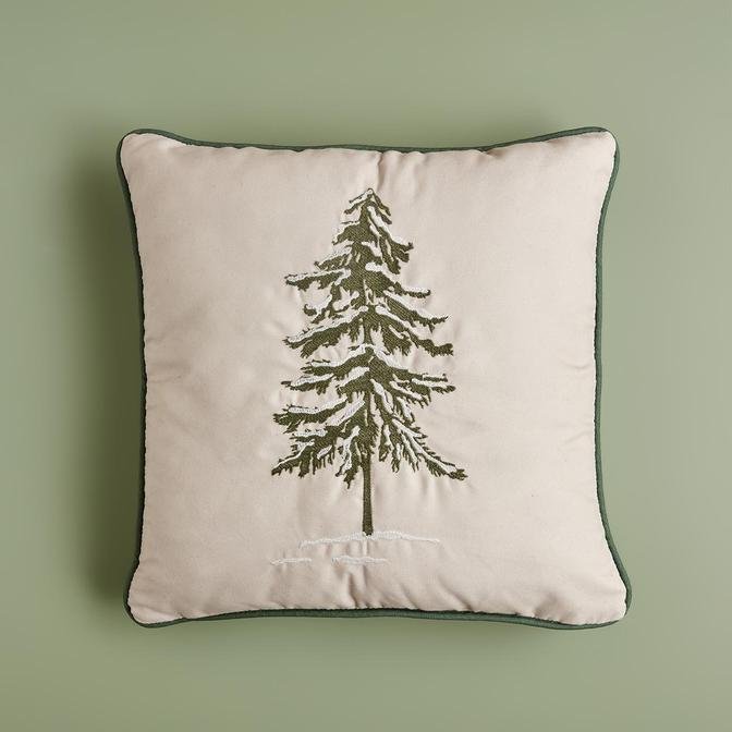 Pine Tree Kırlent Bej (43x43 cm)