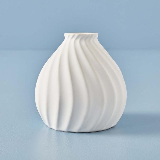 Tessa Stoneware Vazo Beyaz (11 cm)